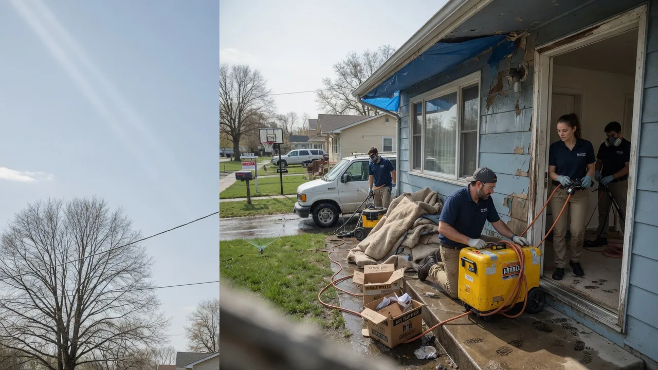 Basement Flood Cleanup in Newbury, OH near me